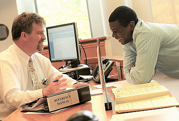 Tanenbaum Hall Biddle Law Library Reference Desk